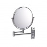 Reversible Extending 10x Magnifying Wall Mirror